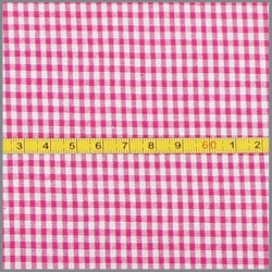 Baumwollstoff - Vichykaro 2mm - pink - ab 25 cm