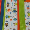 Sehr praktische Maltasche/Zeichentasche für Kids - kleine Roboter