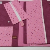 Maltasche/Zeichentasche für Kids-praktisch-Dreiecke rosa/beere