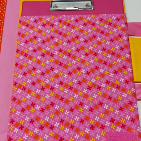 Niedliche Maltasche/Zeichentasche für Kids - Sternenblüten rosa