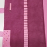 Maltasche/Zeichentasche für Kids-praktisch-Dreiecke rosa/beere