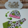 Mützchen Beanie Spucktuch Halstuch für Baby - Froschgesichter