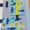 Zweckmäßige Maltasche/Zeichentasche für Kids - Fische
