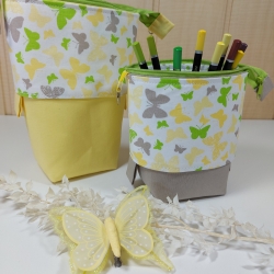 Popup-Mäppchen, Stiftemäppchen, Pencilcase - Schmetterlinge