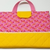 Niedliche Maltasche/Zeichentasche für Kids - Sternenblüten rosa