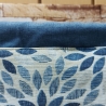 Turnbeutel, Damenrucksack - Blumenmandala - blau