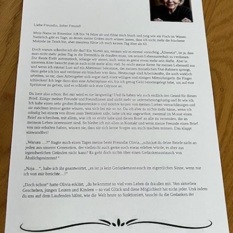 Seniorenbrief, Geschenk für Oma und Opa, für Großeltern