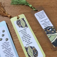 Kröten-Lesezeichen, Gastgeschenk Kinder, Kindergeburtstag