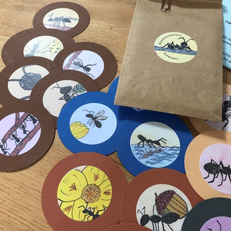 Ameisen-Memory, Gastgeschenk Kinder, Mitbringsel für Kinder