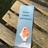Rotkehlchen-Lesezeichen, Lesezeichen für Kinder und Erwachsene