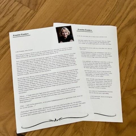 Seniorenbrief, Geschenk für Oma und Opa, für Großeltern
