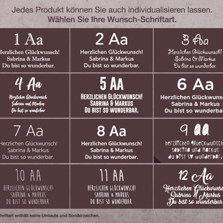 Holzbrett Esche mit Lasergravur (L)
