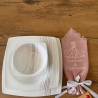 Handgemachte Hochzeitsserviette – personalisiertes Dekotuch