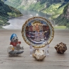 Sammelteller, Städteteller: Bergen - Original Nord Souvenir ©  - 11 cm  - farbenfroher Motivteller - 9B1