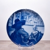 Sammelteller Berlin Design - Serie: Vermeer - Soldat und Mädchen - blaues Porzellan - Auflage 5.000 - Made in Germany - 9E2 - TOP Zustand