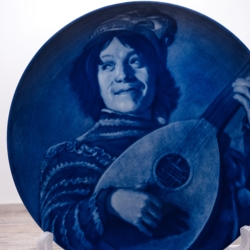 Sammelteller Berlin Design - Serie: Frans Hals - Der Narr  - blaues Porzellan - Auflage 5.000 - Made in Germany - 9E1 - TOP Zustand
