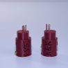Lautsprecherstecker Paar für Goodmans Lautsprecher mit DIN ähnlichem Anschluss (Strichpunkt) für Kabel bis zu 4 Quadratmillimeter - LSDN-3