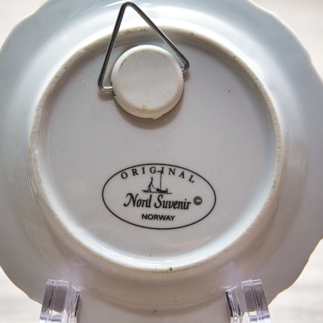 Sammelteller, Städteteller: Bergen - Original Nord Souvenir ©  - 11 cm  - farbenfroher Motivteller - 9B1