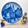 Sammelteller Berlin Design - Städteteller Celle- Rathaus und Stadtkirche - blaues Porzellan - Made in Germany - 9D2 - TOP Zustand