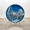 Rosenthal Weihnachts-Sammelteller - Entwurf Willi Hein - Motiv Kleinstadt-Weihnacht - 1960 - handbemalt - TOP Zustand - 8E2