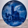 Sammelteller Berlin Design - Serie: Münsterland - Die Ludgerikirche zu Münster - blaues Porzellan  - Made in Germany - 9D1 - TOP Zustand