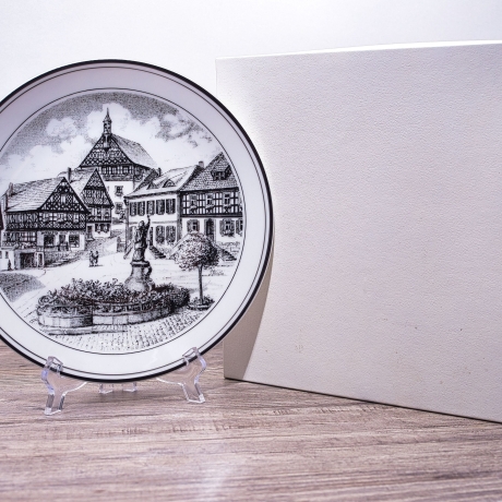Sammelteller - Motiv Burgkunstadt Marktplatz - BAUR Versand - Made in Germany - 9E3 - TOP Zustand