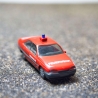 Herpa Opel Omega GLS Feuerwehr in rot, Zustand gut – Maßstab 1:87 – Perfektes Sammlerstück für Opel Fans und Modellbahn-Liebhaber H0 1/87