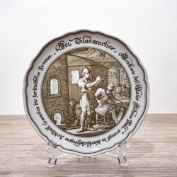 Sammelteller Hutschenreuther - Der Glasmacher - Exklusiv für Pieroth - Made in Germany - 8B2 - TOP Zustand