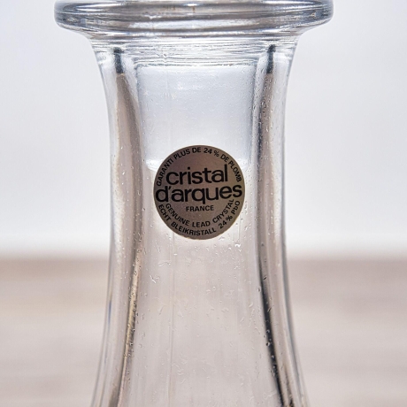 Elegante Cristal d'Arques Bleikristall Karaffe – Klassische Eleganz für Ihren Tisch - sehr guter Zustand, inkl. Hersteller Label