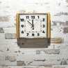 Restaurierte Tischuhr/Wanduhr aus dem frühen 20. Jahrhundert - Funkuhrwerk mit schleichender Sekunde - Made in Germany - Batteriebetrieben