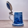 Sammelkrug Berlin Design - Serie: Alt Bremen - Der Marktplatz um 1859 - blaues Porzellan - Made in Germany - 9D3 - TOP Zustand