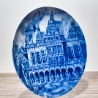 Sammelteller, Städteteller: Bremen - Berlin Design - blaues Porzellan  - Made in Germany - mit Karton - 8C1 - TOP Zustand