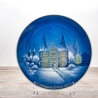 Rosenthal-Weihnachtsteller - 1973 - Motiv: Lübeck Holstentor - Entwurf von Georg Küspert - handbemalt - TOP Zustand - 9E3