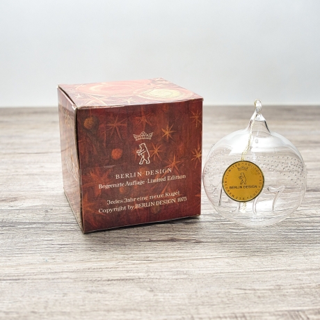 Berlin Design - Glas-Weihnachtskugel - 1977 - Limitierte Auflage, Sammlerstück - Made in Germany - 9C1