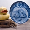 Sammelteller Schiff - Cutty Sark 42/1250 - Berlin Design Nautica - blaues Porzellan - begrenzte Auflage - Made in West Germany (9E2) TOP