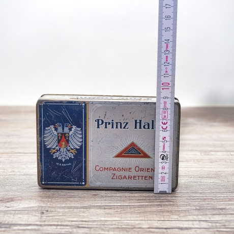Vintage Blech Zigarettendose - Prinz Halim - Compagnie Orientale Zigarettenfabrik -  wahrscheinlich aus den 1910er Jahren 9C2