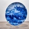 Sammelteller, Städteteller: Würzburg - Berlin Design - blaues Porzellan  - Made in Germany - mit Karton - 8D2 - TOP Zustand
