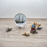 Untersetzer,Sammelteller von AK Kaiser Prozellan - Motiv: Ship in the East Indies 1620   -  10 cm - Made in Germany - 9B1