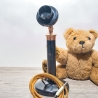 100 Jahre altes Telefonmikrofon als modernes Mikrofon – Retromod made by Neufeldt & Kuhnke, mit Stereo Klinkenstecker – UNIKAT