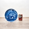 Sammelteller Muttertag: 1978 Stute mit Fohlen - Berlin Design - blaues Porzellan  - Made in West Germany - 19,5 cm - 8B3 - TOP Zustand