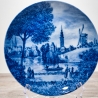 Sammelteller Berlin Design - Serie: Alt Bremen - Ansgaritor 1807  - blaues Porzellan  - Auflage 3.000 - Made in Germany - 9D1 - TOP Zustand
