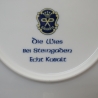 Weihnachtsteller - 1987: Die Wies bei Steingaden - von Bavaria - blaues Porzellan - 1A Zustand - TOP (8F)