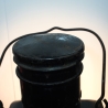 Eisenbahnlampe: Oberwagenlaterne original Deutsche Bahn, umgebaut auf E27 Fassung mit ordentlich Patina, LED Leuchtmittel, Unikat, Upcycling