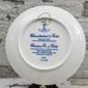 Weihnachtsteller - 1987: Weihnachtsabend in Goslar - von Berlin Design - blaues Porzellan - begrenzte Auflage - Made in West Germany - (8F)