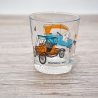 Außergewöhnliche Sammel-Gläser - Motiv: diverse Oldtimer - Farbiger Aufdruck - 2er-Set -  9C2