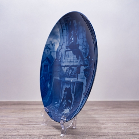 Sammelteller Berlin Design - Serie: Carl Spitzweg - Liebesbrief  - blaues Porzellan  - Auflage 5.000 - Made in Germany - 9E2 - TOP Zustand