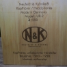 Kopfhörer Neufeldt&Kuhnke, Modell UR-2 aus 1900 - 1950, unbekannter Hersteller, modern aufbereitet, mit Holzkiste, limitierte Auflage 3/200