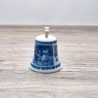 Weihnachtsglocke - Berlin Design - 1977 - blaues Porzellan - Made in Germany - 8D3 - TOP Zustand - limitiert