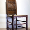 Worpsweder Stuhl um 1910, liebevoll restauriert mit neuer Sitzfläche aus Worpsweder Weide, Versand per Kunst-Spedition