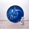 Sammelteller Berlin Design - Serie: Rembrandt - R und Saskia   - blaues Porzellan  - Auflage 5.000 - Made in Germany - 9E2 - TOP Zustand